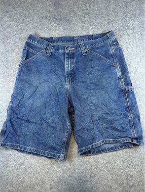 Lee Denim Carpenter Shorts Men W36 Y2K Workwear Jorts Skate Punk Grunge Alt